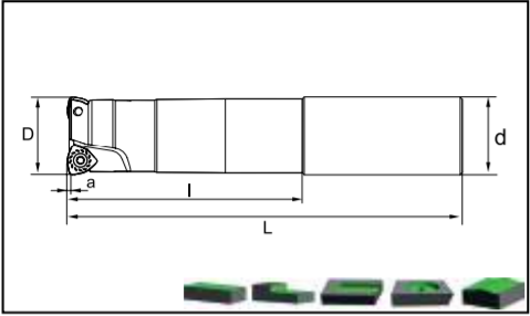 Фреза HST WN09T3 D32 C25 L200 Z03 Турция