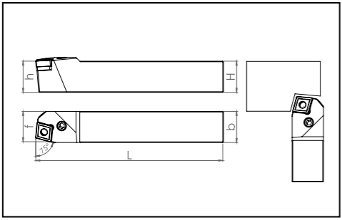 Державка PCBNR3232P19 Турция