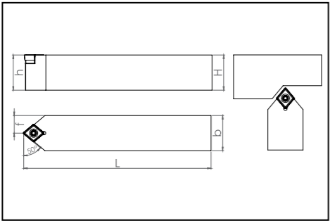 Державка SCMCN2525M12 Турция