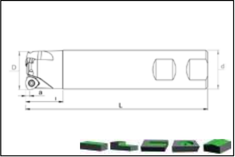Фреза HST JD09 D25 W25 L150 Z02-H Турция