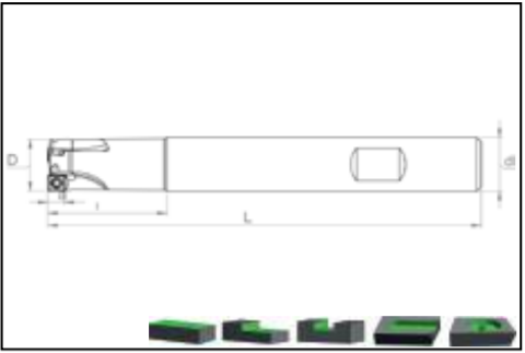 Фреза ST90 SP07 D26 W25 L150 Z03 Турция