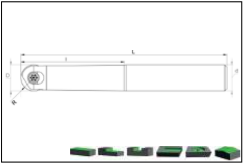 Фреза SRT P3216 D16 L175 d16 Турция