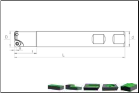 Фреза HST JO06 D16 W16 L120 Z02-H Турция