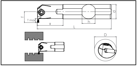 Державка BIKTR 32-HK4C (S224) t max:8 Турция