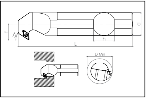 Державка S25S-SDXCL-11 Турция