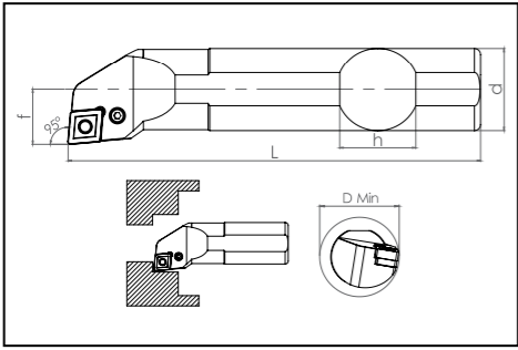 Державка S50V-PCLNL-16 Турция