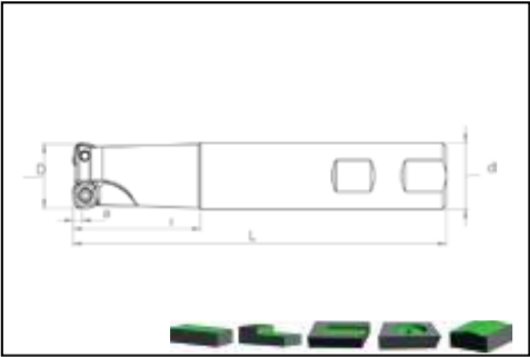 Фреза HST XD09 D26 W25 L150 Z02-H Турция