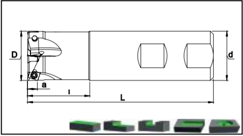Фреза ST90 4N06 D20 W20 L120 Z03-H Турция