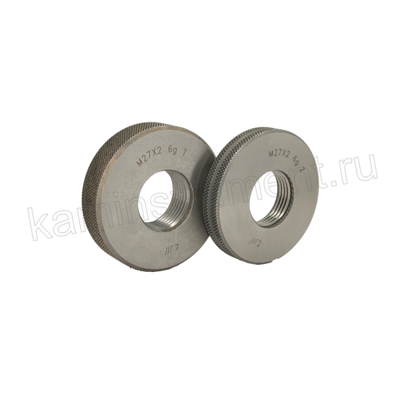 Калибр кольцо комплект М27X2 6g (Китай)