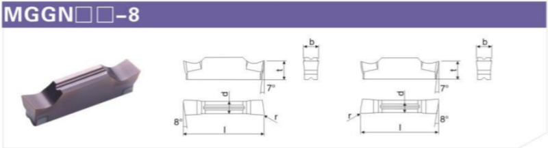 Пластина MGGN400L-8 LF6018
