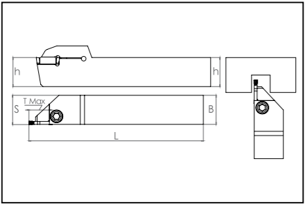 Державка 2525 BDKTL-H-S229-5C t max:25 Турция
